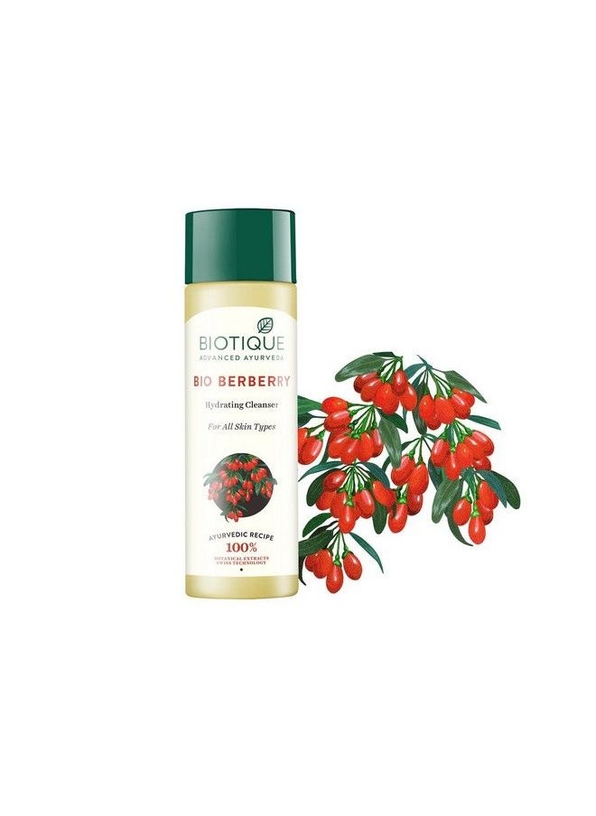 Biotique Berberry Milk Deep Cleanse Hydrating Makeup Remover For All Skin Types, 120Ml  - Image 4