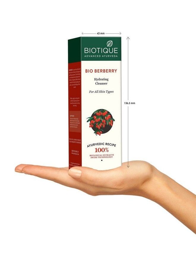 Biotique Berberry Milk Deep Cleanse Hydrating Makeup Remover For All Skin Types, 120Ml  - Image 3