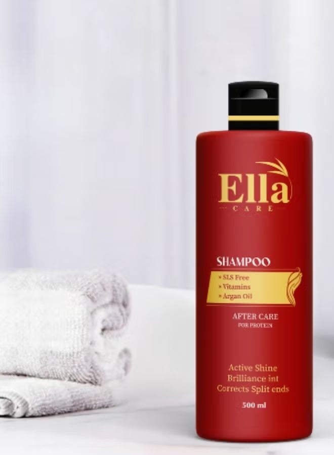 Ella Care Shampoo with Almond Oil and Jojoba Oil Formula, 500ml - Image 4