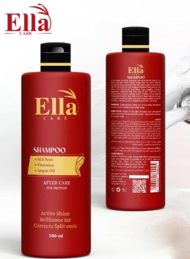 Ella Care Shampoo with Almond Oil and Jojoba Oil Formula, 500ml - Image 3