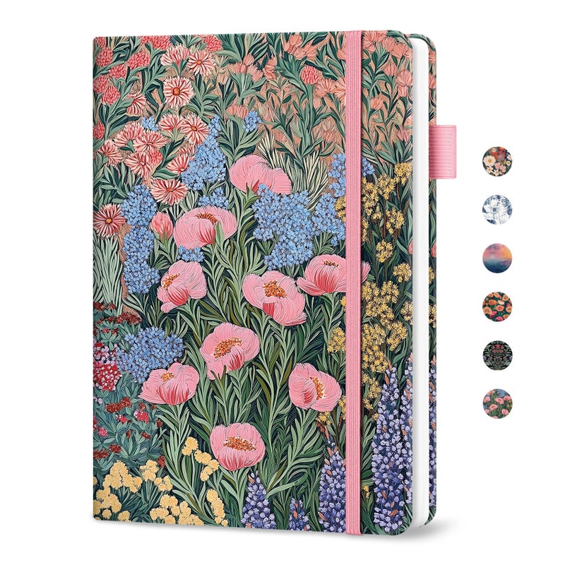 Taja Password Keeper Book with Alphabetical Tabs, Small Password Books for Seniors, Password Notebook for Internet Website Address Log in Detail, Password Logbook with Colorful Designs - Blooming Symphony - Image 1
