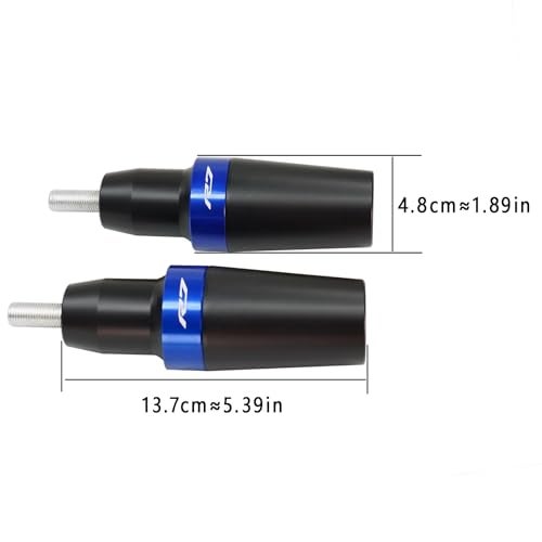 ZIMGLOBAL Frame sliders For Yamaha R7 YZFR7 2021-2025 Motorcycle Accessories Crash Protection pad Bobbins Pad Falling Protector Frame Sliders YZF-R7 (Blue) - Image 4