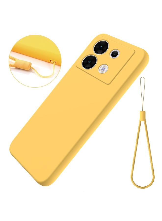 زبون جراب لهاتف Infinix Zero 30 5G مصنوع من السيليكون السائل بلون سادة ومضاد للسقوط وتغطية كاملة - Image 2