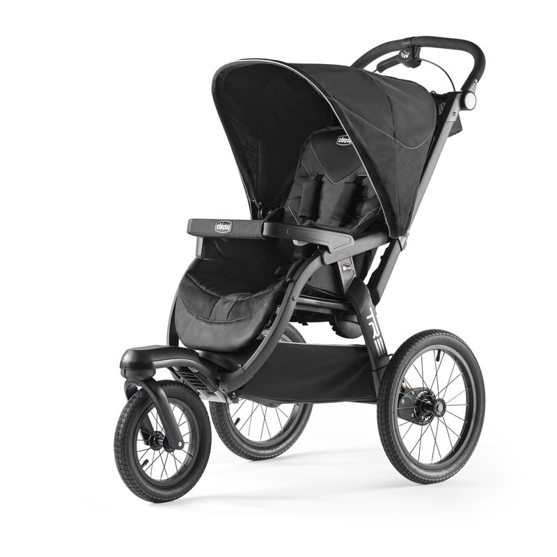 Chicco Chicco TRE Jogging Stroller AllTerrain Stroller Compatible with Chicco Infant Car Seats not Included Baby Travel Gear GalaxyBlack