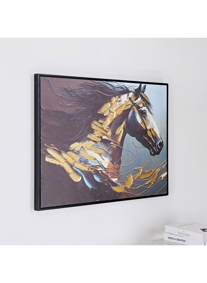 Home Box Ersel Running Horse Canvas with Hand Painting 50 x 70 x 2.5 cm  - Image 2