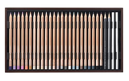 Caran d'Ache CREATIVE ART MATERIALS Caran D'ache Luminance Colored Pencil Sets Set of 80 Wood Box (6901.476) - Image 5