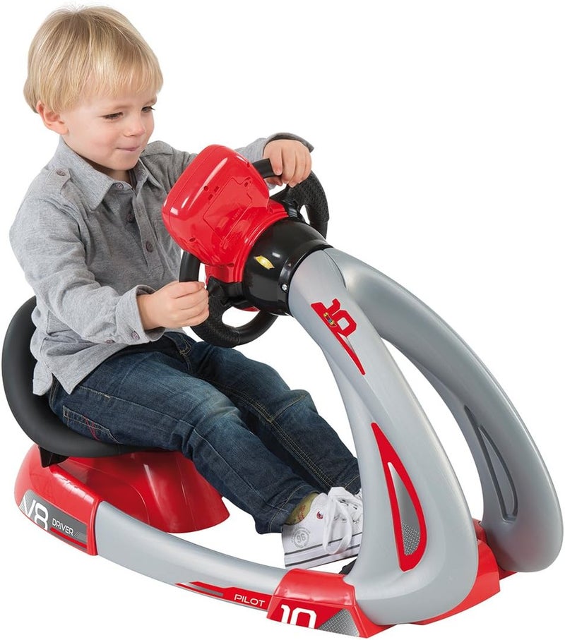 Smoby : V8 Driver, Kids Can Play and Develop Real Life Skills, Features Includes Back Lit Screen, Real Sounds and Mechanical Pedals, for Ages 3 and up - Image 3