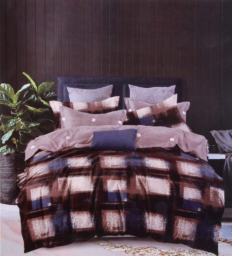 Mosho King Size Bedsheet Double Bed Glace Cotton 9 Feet 108x108 Inch with 2 Pillow Covers - JointLess Large Size - Image 5