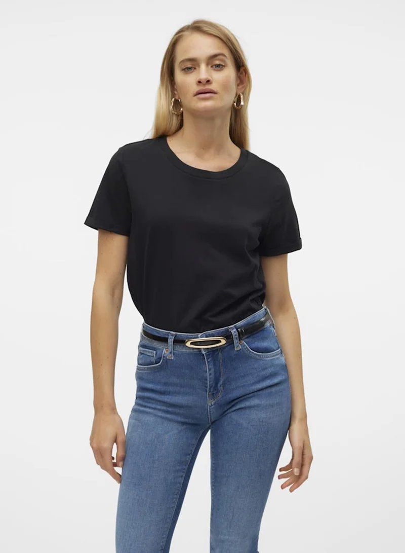 فيرو مودا VMPAULA S/S T-SHIRT NOOS
