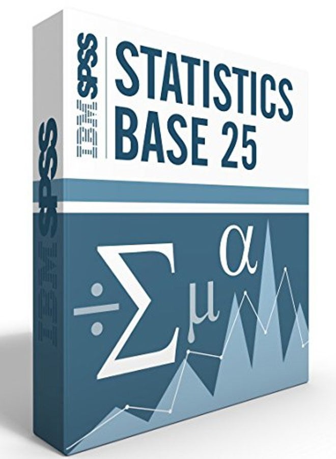 SPSS Statistics Grad Pack Base V25.0 6 Month License for 2 Computers Windows or Mac
