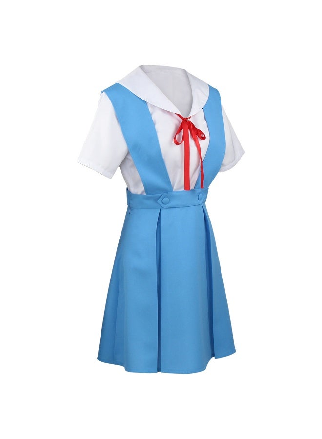 عام نيون جينيسيس إيفانجيليون أيانامي ري شخصية أداء الحفلات زي تأثيري مجموعة هدية لمحبي إيفا والأصدقاء - Image 3