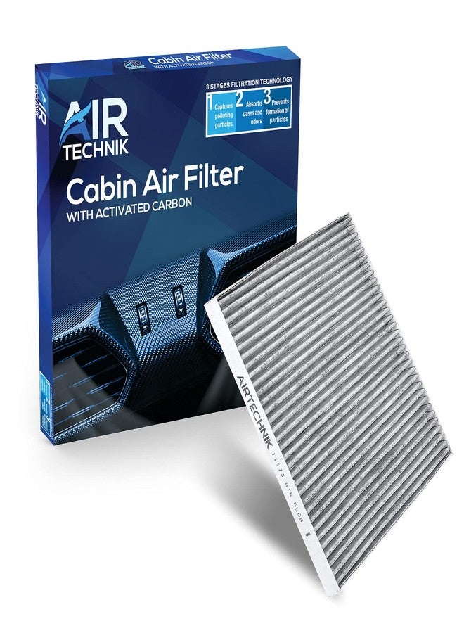 AirTechnik CF11173 Cabin Air Filter w/Activated Carbon | Fits Nissan Altima 2007-2012, Maxima 2009-2014, Murano 2009-2014, Quest 2011-2017 - 27277-JA00A - Image 1