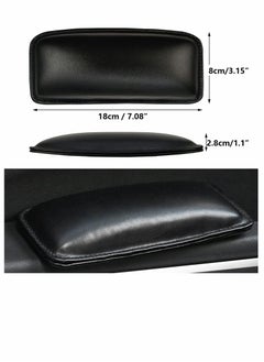 SYOSI Car Knee Pad Leg Pad Car Center Console Knee Leg Elbow Cushion Pad Automotive Knee Cushion Leather Knee Cushion Universal Car Soft Leather Knee Pad Leg Pad (4 Black)  - Image 3