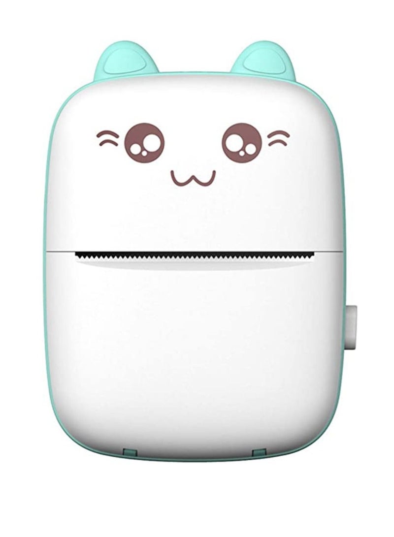 Yuwell Mini Pocket Printer Portable Thermal Printer For Pictures Receipts Notes, Labels And QR Codes, Bluetooth Wireless Smart Printer With Android Or iOS APP Operated Mini Printer With Paper Roll - Image 1