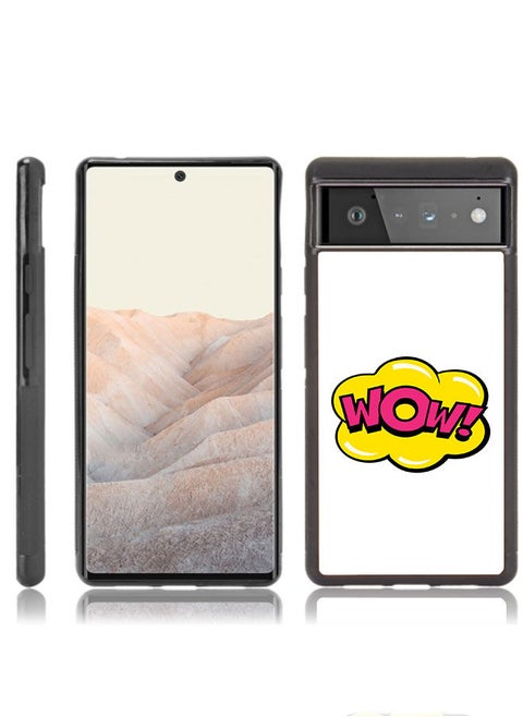 TPU Protection and Hybrid Rigid Clear Back Cover Case Wow for Google Pixel 6 Pro