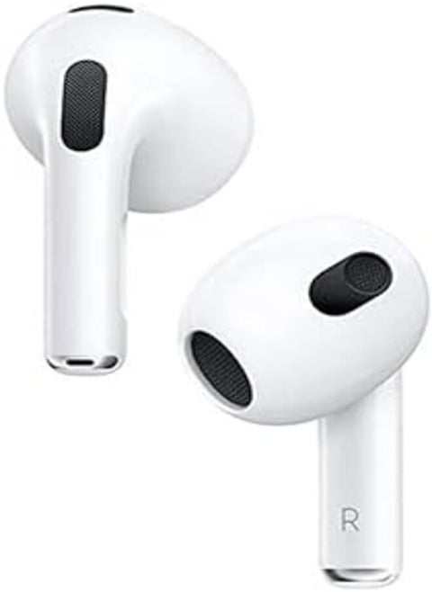 سماعة بلوتوث Airpod 3 [الولايات المتحدة] مع علبة شحن لاسلكية لإلغاء الضوضاء النشطة في الأذن