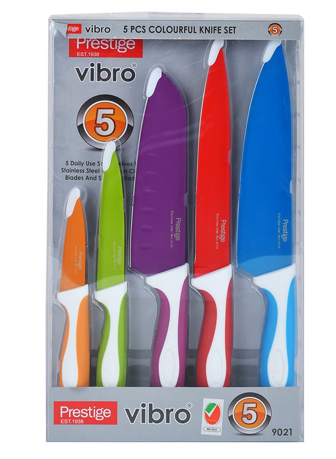 Prestige 5-Piece Knives Set Multicolour - Image 4