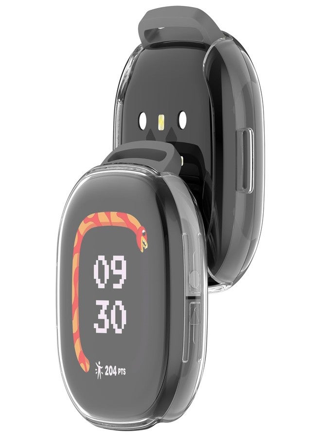 واقي شاشة متوافق مع Fitbit Google Ace LTE من Yrzper، غطاء حماية كامل من مادة TPU الناعمة، غطاء حماية مضاد للخدش لجهاز Fitbit Google Ace LTE (شفاف) - Image 3