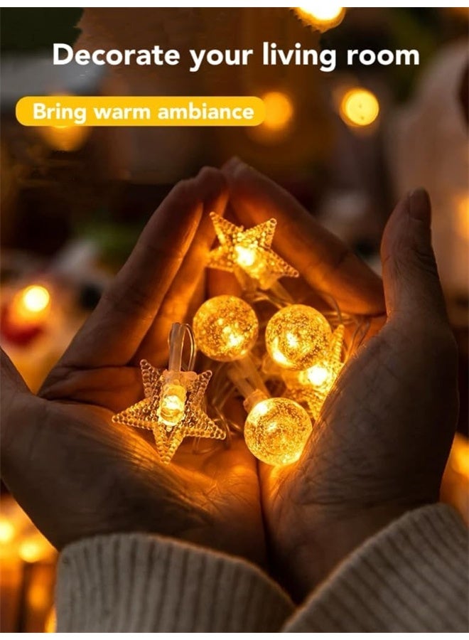 HOMESTAR 20 LED Fairy Lights, 3 Meters Outdoor String Lights for Decoration, Living Room Decoration, Battery Operated - Image 2