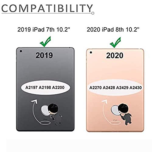 TPhaelay for iPad 7 7th/8 8th Gen Screen Replacement Digitizer 2019/2020 10.2",T Phael for 7th 8th Generation A2197 A2198 A2200 A2270 A2428 A2429 A2430 Without Button + Video Tips(White) - Image 2