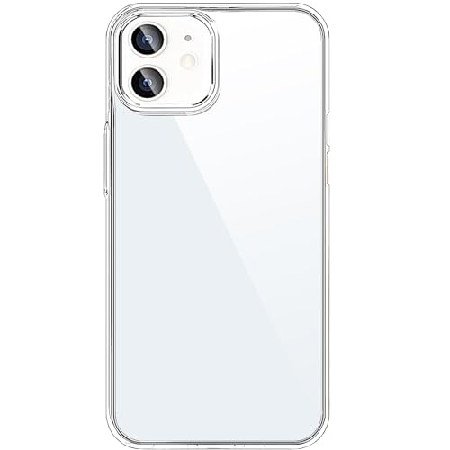 TENOC Phone Case Compatible with iPhone 12 & iPhone 12 Pro, Clear Case Shockproof Protective Bumper Slim Cover for 6.1 Inch - Image 1