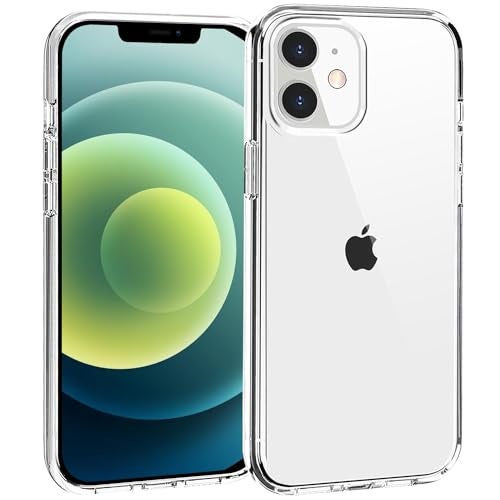 TENOC Phone Case Compatible with iPhone 12 & iPhone 12 Pro, Clear Case Shockproof Protective Bumper Slim Cover for 6.1 Inch - Image 2