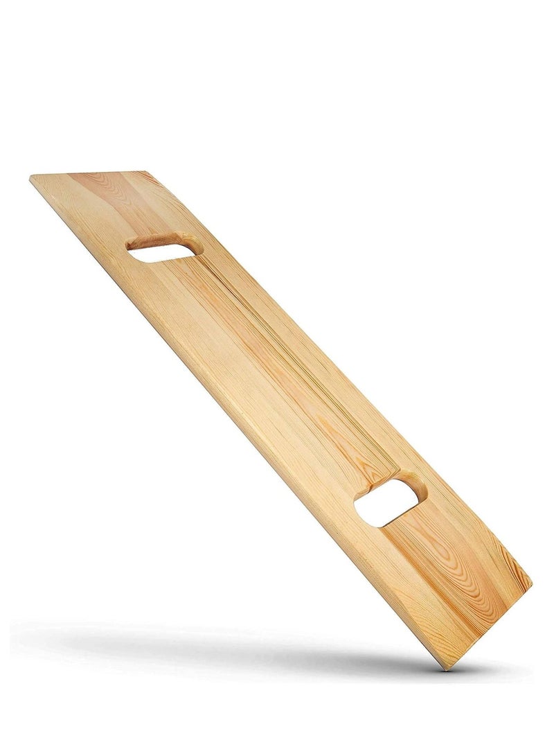 McDou Wooden Elderly Lift BoardTransfer BoardDisabled Lift BoardParalysed PatientWheelchair TransferMobility AidBoard - Image 1