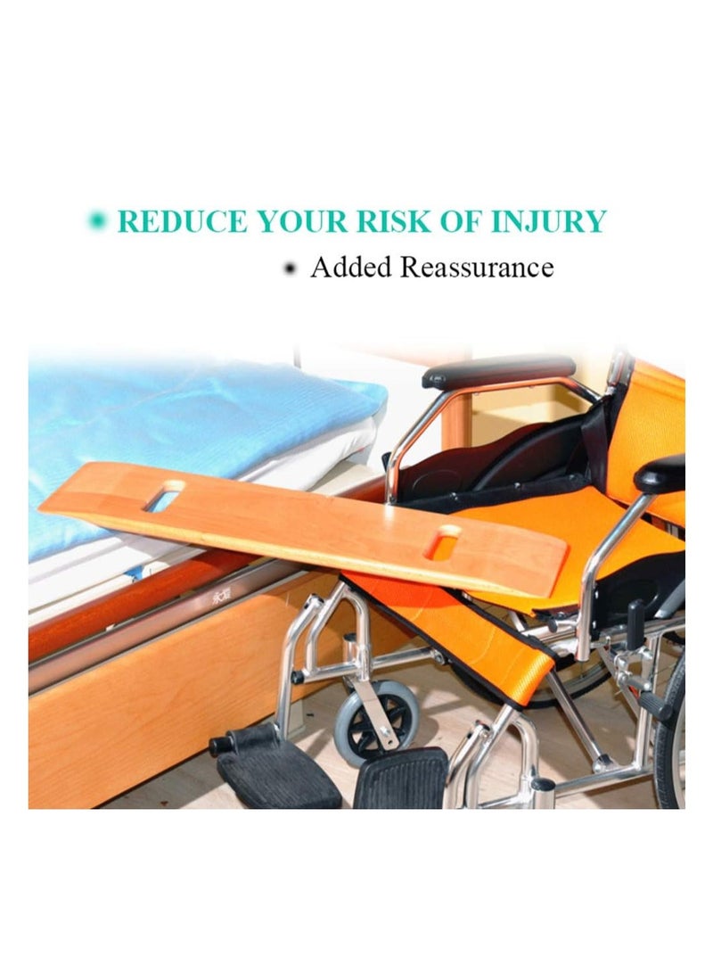 McDou Wooden Elderly Lift BoardTransfer BoardDisabled Lift BoardParalysed PatientWheelchair TransferMobility AidBoard - Image 4