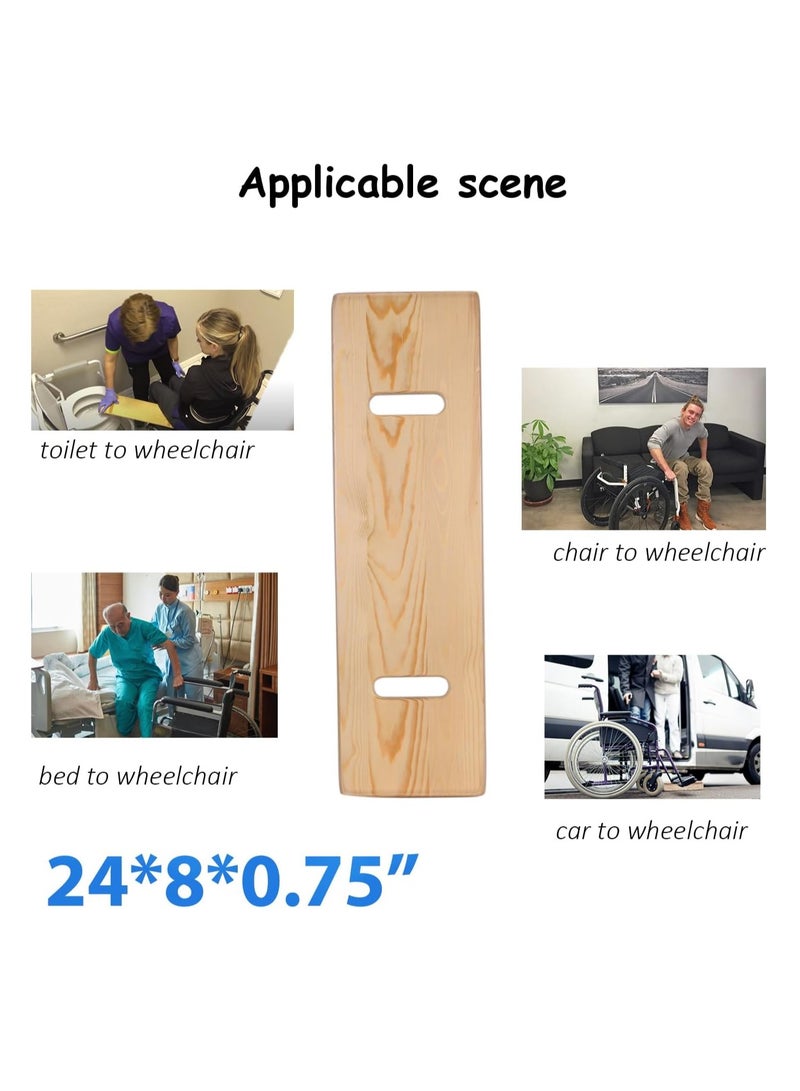 McDou Wooden Elderly Lift BoardTransfer BoardDisabled Lift BoardParalysed PatientWheelchair TransferMobility AidBoard - Image 5
