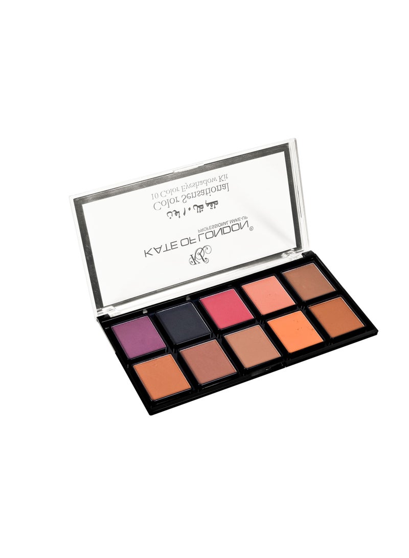KATE OF LONDON 10 Color Sensational Matte Eyeshadow Kit  - Image 3