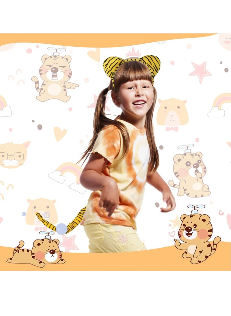 Tiger Headdress Show Props, Suitable for Kids Cosplay Party - Image 4