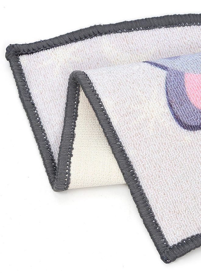 Status Contract Status Contract Semi Circle/D-Shape Elephant Entrance Floor Door Mats Home Decor Non-Slip Carpet for Bathroom, Bedroom, Balcony, Living Room Washable Dirt Trapper (38 x 58 Cms)  - Image 4