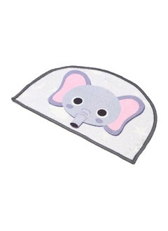 Status Contract Status Contract Semi Circle/D-Shape Elephant Entrance Floor Door Mats Home Decor Non-Slip Carpet for Bathroom, Bedroom, Balcony, Living Room Washable Dirt Trapper (38 x 58 Cms)  - Image 3