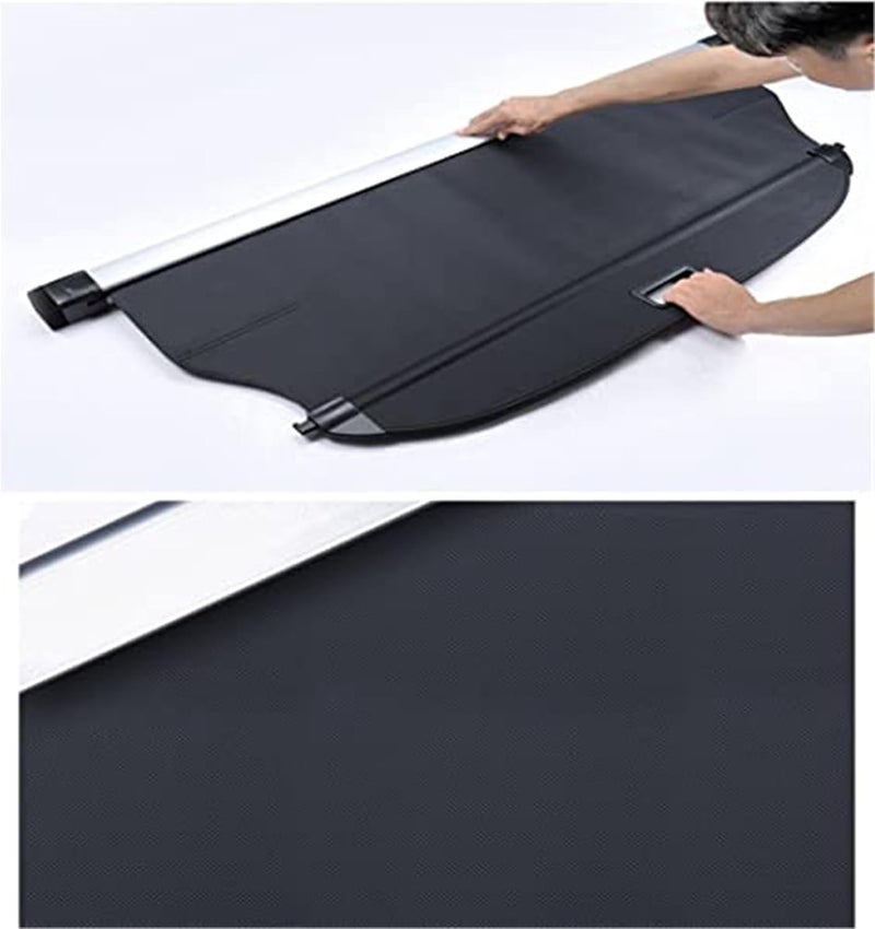 QASULER Car Rear Cargo Cover for Hyundai Models - Image 2