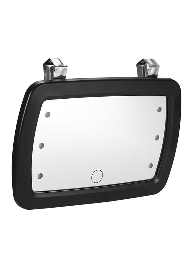 مرآة مكياج للسيارة مع ستة أضواء LED - Image 1