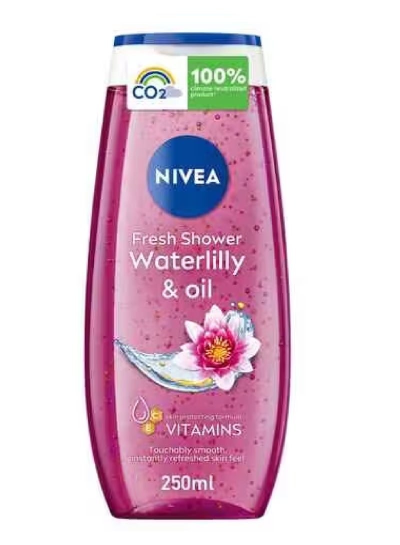 Nivea نيفيا شاور جل ووترليلي آند أويل فريش 250 مل