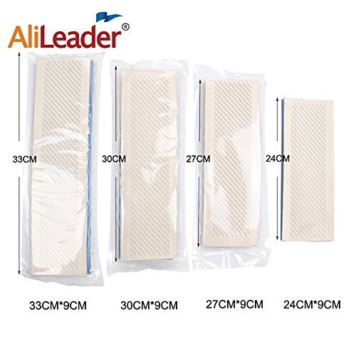 Alileader Hair Holder Drawing Mat For Bulk Hair Extension Professional Hackle Styling Tools Making Lace Wig Tools Drawing Card With Needles 24cm x 9cm - Image 5
