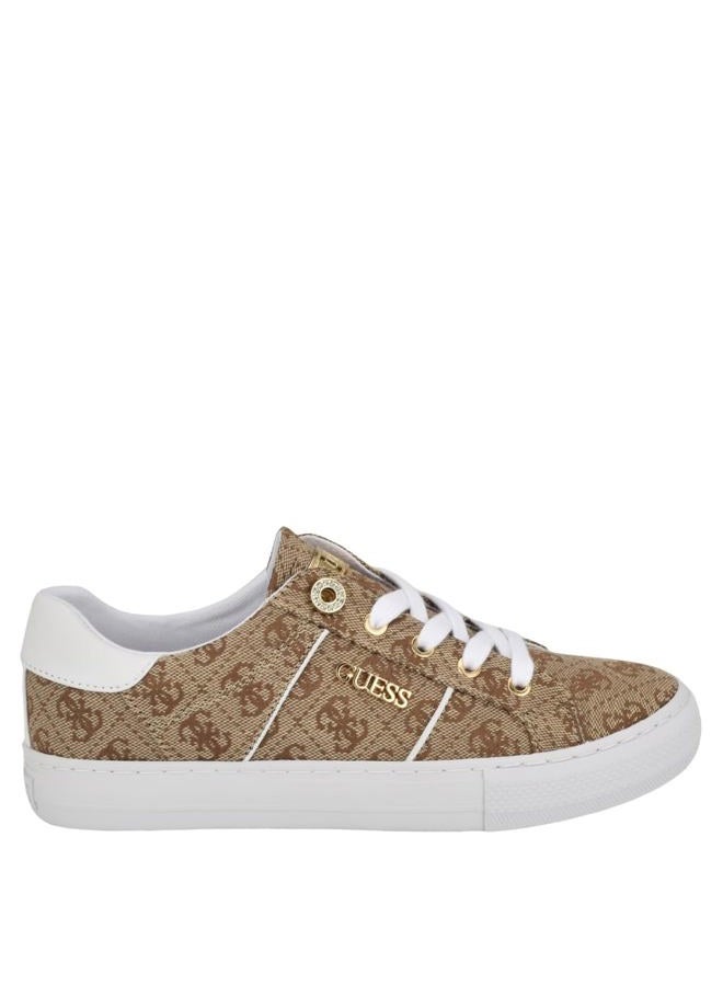 GUESS Women's LOVEN Sneaker, Medium Brown 219, size 7.5 - Image 2