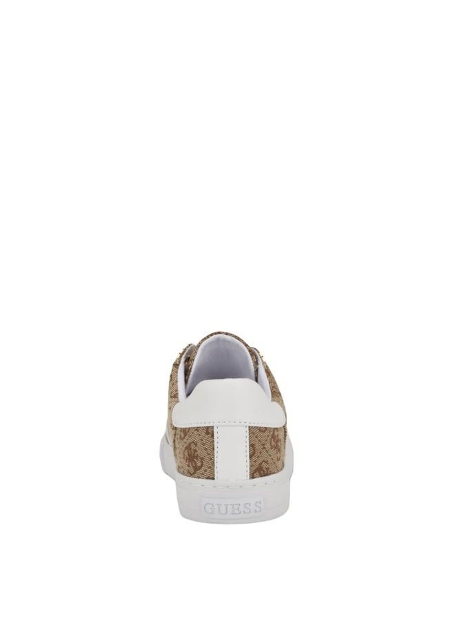 GUESS Women's LOVEN Sneaker, Medium Brown 219, size 7.5 - Image 3