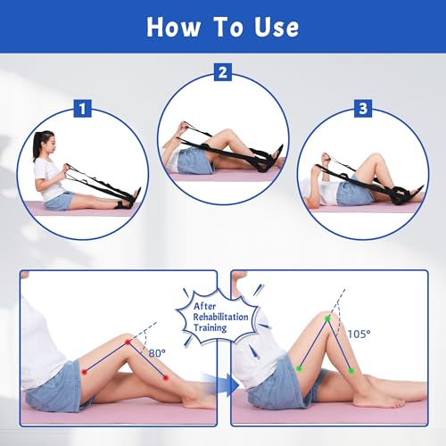 JFMkaer Knee Replacement Recovery Aids After Surgery - Multifunctional Knee Rehabilitation Equipment, Improve Mobility and Flexibility for Knee Pain - Image 2