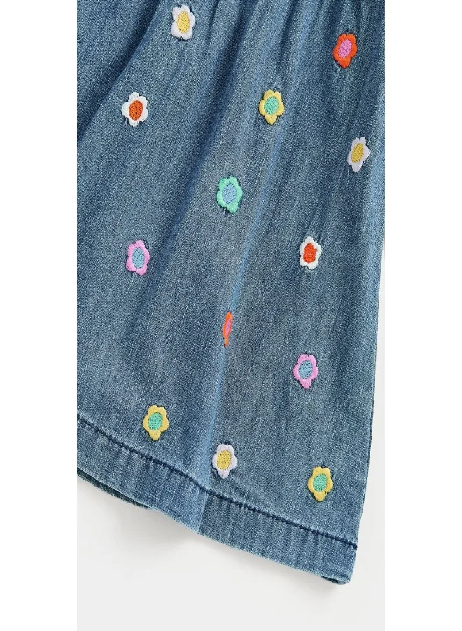 mothercare Denim Embroidery Dress