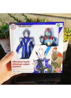 Generic Authentic Bandai Dinosaursaurio Agrux Race King Tao Man Monster Battle Soft Rubber Doll Toy Action Figure Collectible For Kids-Color:69047 Hikari Joint Zamxia Soft Rubber Doll  - Image 1