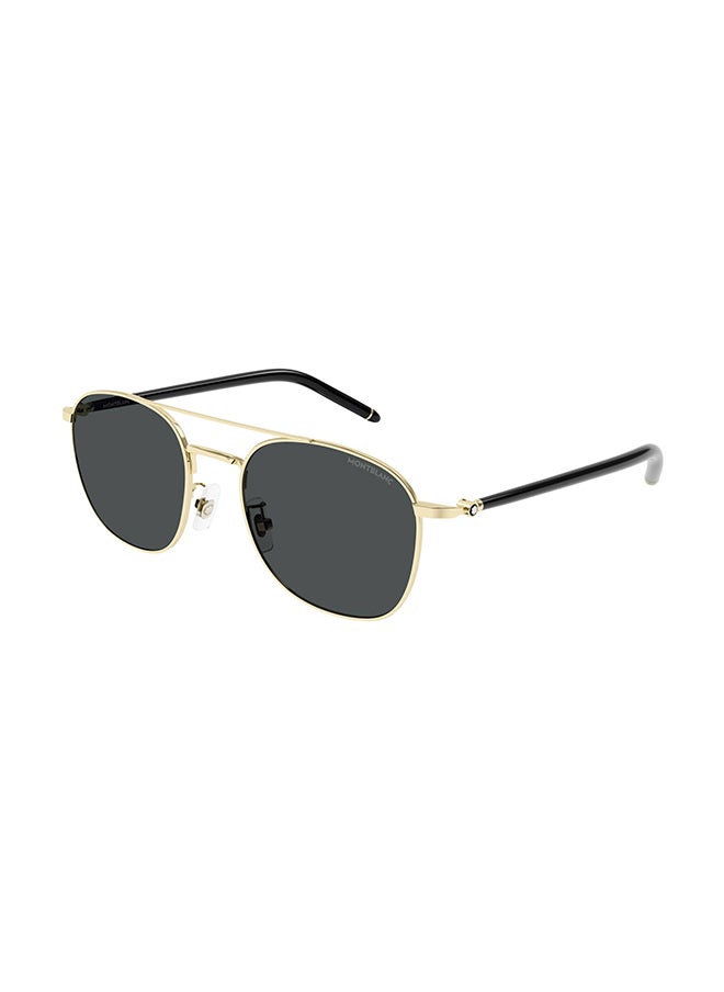 MONTBLANC نظارة شمسية بايلوت للرجال - MB0271S 001 54 - مقاس العدسة: 54 مم  - Image 1