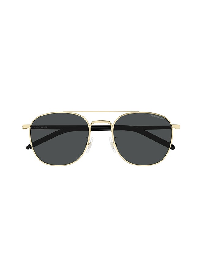 MONTBLANC نظارة شمسية بايلوت للرجال - MB0271S 001 54 - مقاس العدسة: 54 مم  - Image 2