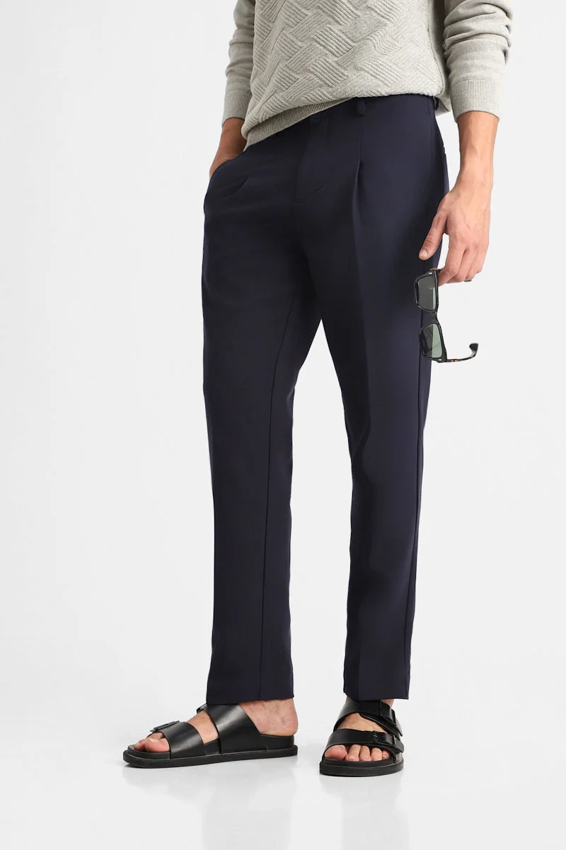 SNITCH بنطلون بقصة عادية مطاطي