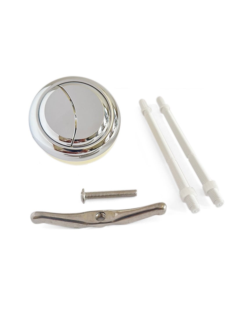 Maxton Toilet Flush System, Dual Flush SS Valve with Push Button, ABS Material, Gulf Standard With 1 Year Replacement Warranty - 24 CM (MET 02) - Image 5