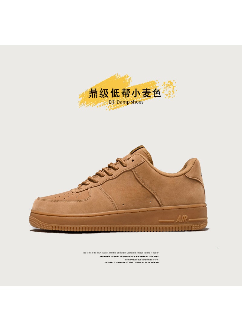 Generic New Air Force 1 Unisex Sneakers Fashion Classic buckwheat color air force df 