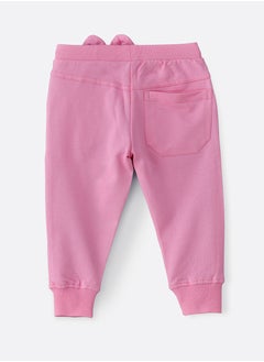 Jelliene Playful Comfort: Girls' Cotton Knitted Joggers  - Image 2