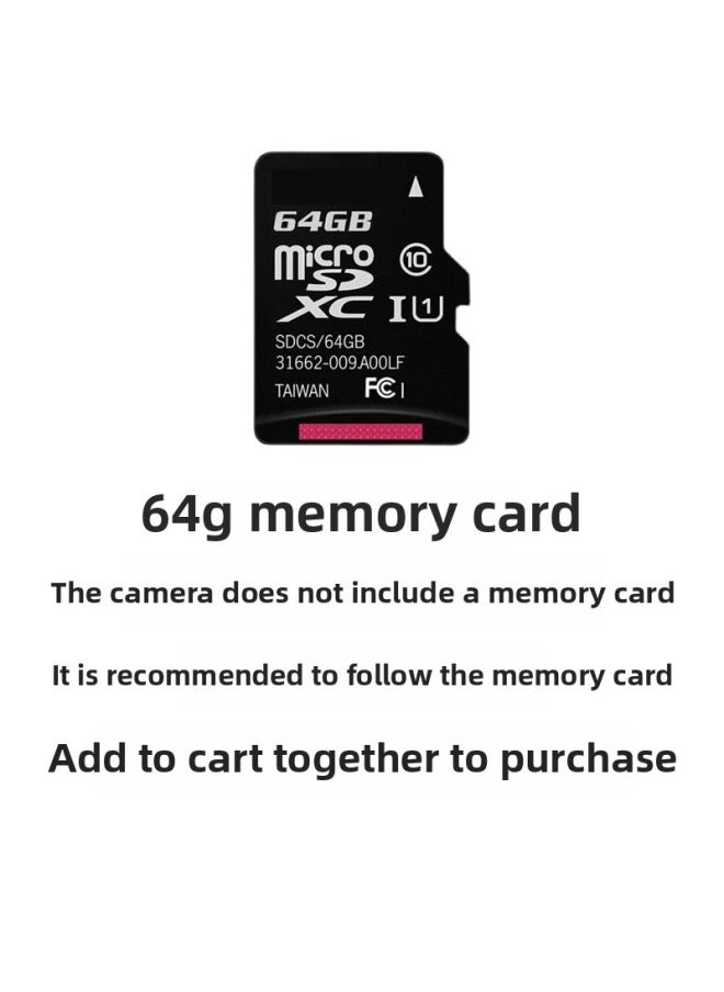 Generic High-definition Dual-camera Ccd Mini Digital Student Slr Camera Children's Multi-function Camera With Holder-Body Color:64g Separate Memory Card  - Image 1