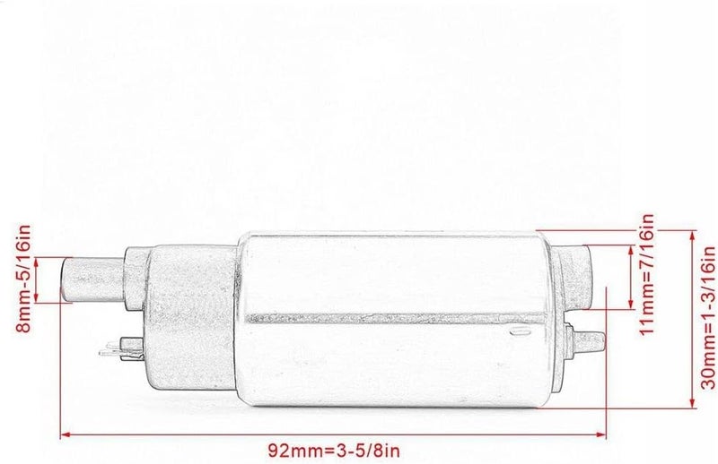 QASULER High Pressure Motorcycle Fuel Pump - Image 2